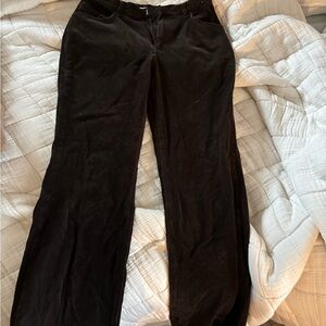 Halogen Brown Corduroy Wide Leg Women's Pants